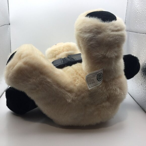 Vtg Harley Davidson God Bless America Plush Pig Stuffed Animal Motorcycle Jacket - Picture 10 of 13